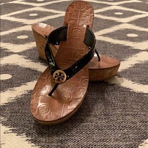 Tory Burch Wedge Flip Flops